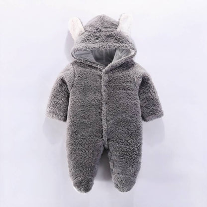 Grenouillère en flanelle pour bébé