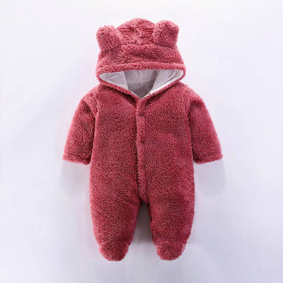 Grenouillère en flanelle pour bébé