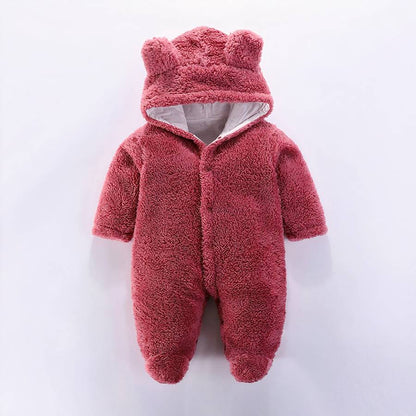 Grenouillère en flanelle pour bébé