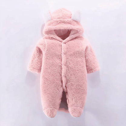 Grenouillère en flanelle pour bébé